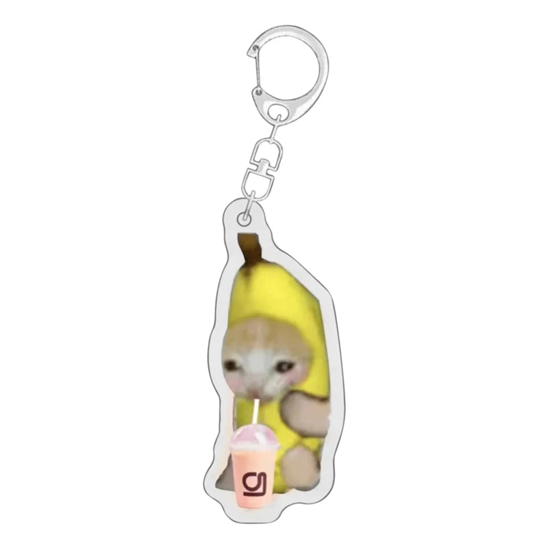 Funny Cats Key Chain