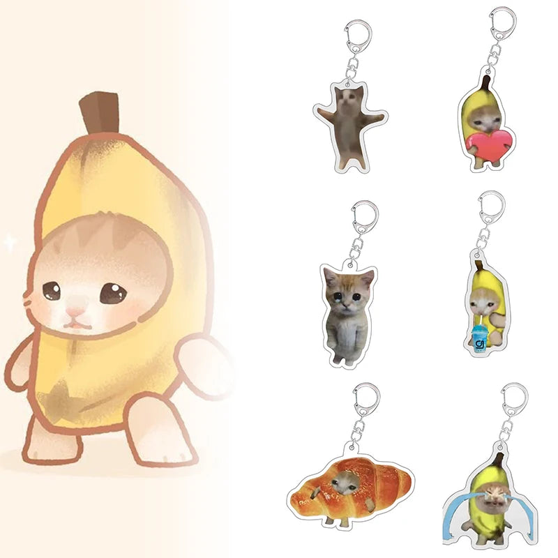 Funny Cats Key Chain
