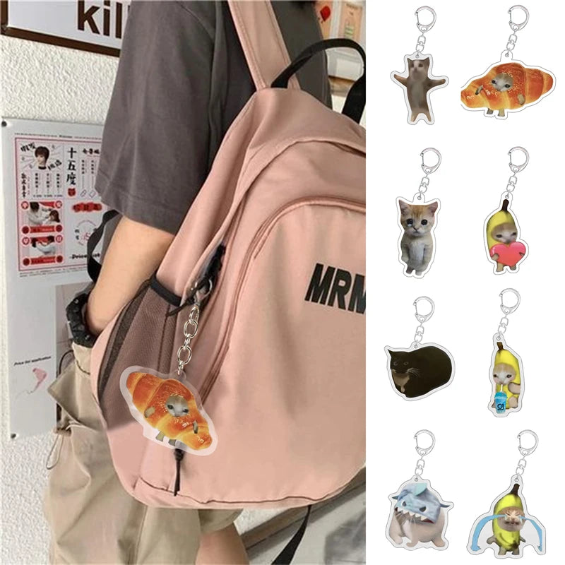 Funny Cats Key Chain